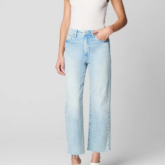 Blank NYC The Baxter Ribcage Straight Leg Raw Hem Jeans - Picture 3 of 12